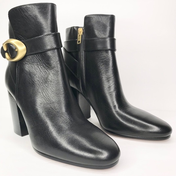 NWOB Coach Delaney Signature Buckle Heel Bootie - Picture 9 of 15